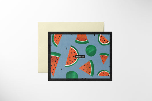 4x6 card with a blank interior, crafted from high-quality paper. Ideal for writing personalized messages or notes, offering a sophisticated and versatile option for any occasion.